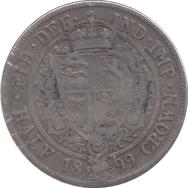 1899 HALFCROWN ( NF ) - Halfcrown - Cambridgeshire Coins