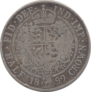 1899 HALFCROWN ( NF ) - Halfcrown - Cambridgeshire Coins