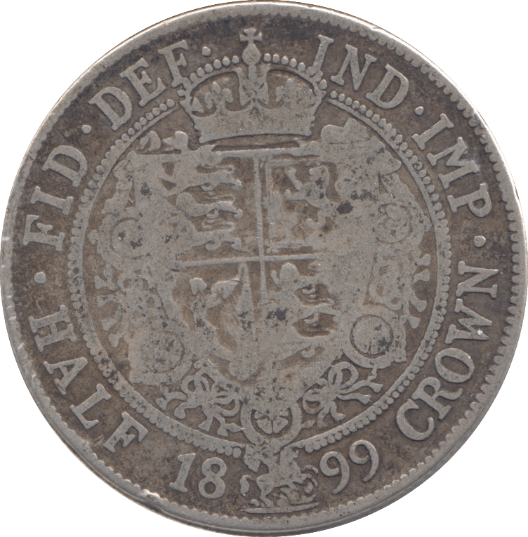 1899 HALFCROWN ( NF ) - Halfcrown - Cambridgeshire Coins