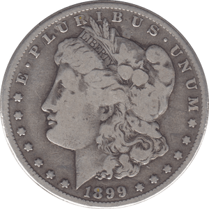 1899 SILVER MORGAN DOLLAR USA NEW ORLEANS MINT - SILVER WORLD COINS - Cambridgeshire Coins