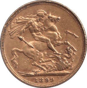 1899 SOVEREIGN ( GVF ) - HALF SOVEREIGN - Cambridgeshire Coins