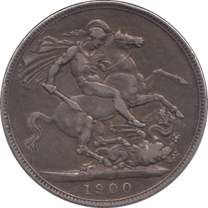 1900 CROWN ( GVF ) LXIV - CROWN - Cambridgeshire Coins