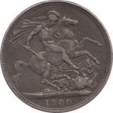 1900 CROWN ( GVF ) LXIV - CROWN - Cambridgeshire Coins