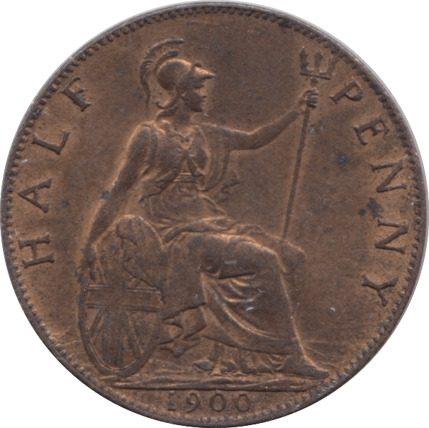 1900 HALFPENNY ( UNC ) - HALFPENNY - Cambridgeshire Coins