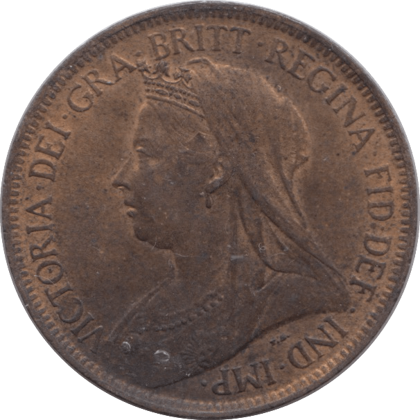 1900 HALFPENNY ( UNC ) - HALFPENNY - Cambridgeshire Coins