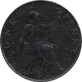 1900 PENNY ( GVF ) - PENNY - Cambridgeshire Coins