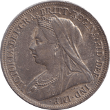 1900 SHILLING ( AUNC ) - SHILLING - Cambridgeshire Coins