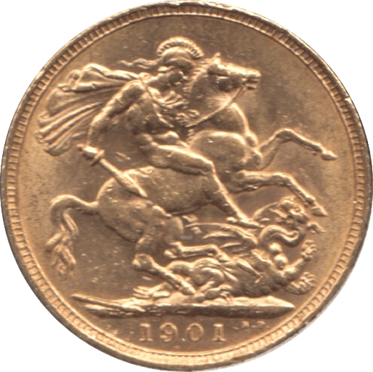 1901 GOLD SOVEREIGN ( AUNC ) - SOVEREIGN - Cambridgeshire Coins