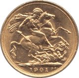 1901 GOLD SOVEREIGN ( UNC ) MELBOURNE MINT - SOVEREIGN - Cambridgeshire Coins