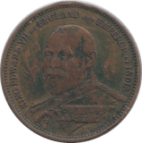 1901 KING EDWARD VII ACCESSION MEDALLION - MEDALS & MEDALLIONS - Cambridgeshire Coins