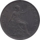 1901 PENNY ( EF ) - PENNY - Cambridgeshire Coins