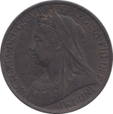 1901 PENNY ( EF ) - PENNY - Cambridgeshire Coins