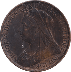 1901 PENNY ( VF ) - PENNY - Cambridgeshire Coins