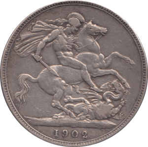 1902 CROWN ( GF ) - CROWN - Cambridgeshire Coins