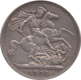 1902 CROWN ( GF ) - CROWN - Cambridgeshire Coins