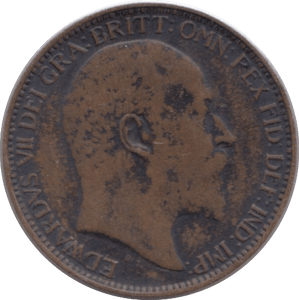 1902 FARTHING ( VF ) - Farthing - Cambridgeshire Coins