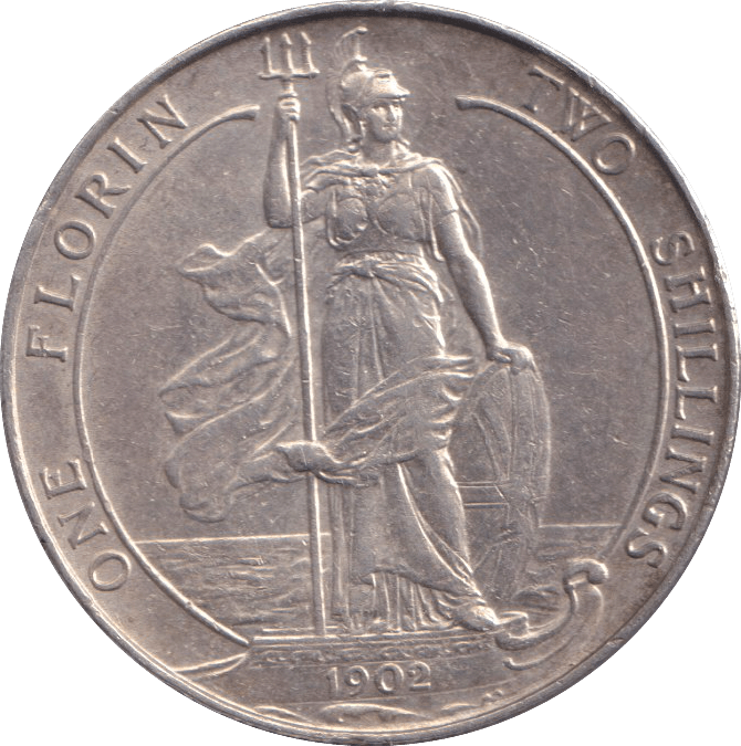 1902 FLORIN ( AUNC ) - FLORIN - Cambridgeshire Coins