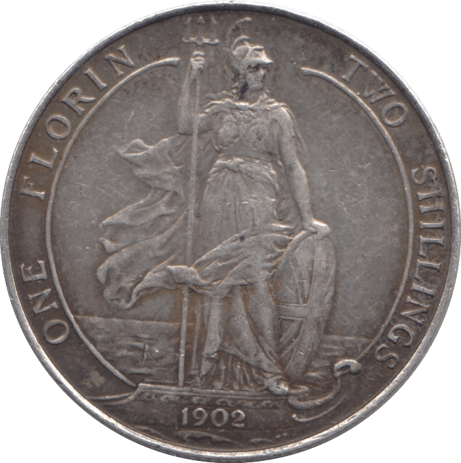 1902 FLORIN ( EF ) - FLORIN - Cambridgeshire Coins