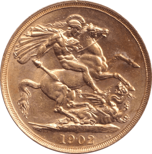 1902 GOLD DOUBLE SOVEREIGN ( UNC ) - DOUBLE SOVEREIGN - Cambridgeshire Coins