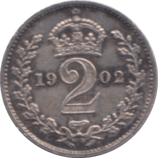 1902 MAUNDY TWOPENCE ( UNC ) - MAUNDY TWOPENCE - Cambridgeshire Coins