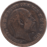 1902 ONE THIRD FARTHING ( EF ) - ONE THIRD FARTHING - Cambridgeshire Coins