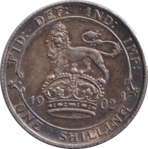 1902 SHILLING ( UNC ) - SHILLING - Cambridgeshire Coins