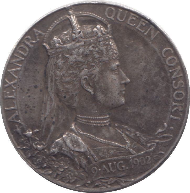 1902 SILVER KING EDWARD VII CORONATION MEDALLION - MEDALS & MEDALLIONS - Cambridgeshire Coins