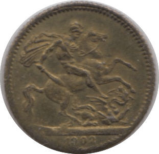 1902 TOY MONEY MODEL SOVEREIGN 2 - TOY MONEY - Cambridgeshire Coins