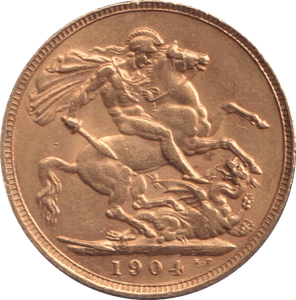 1904 GOLD SOVEREIGN ( GVF ) - SOVEREIGN - Cambridgeshire Coins