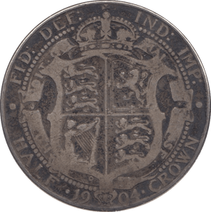 1904 HALFCROWN ( FINE ) - Halfcrown - Cambridgeshire Coins