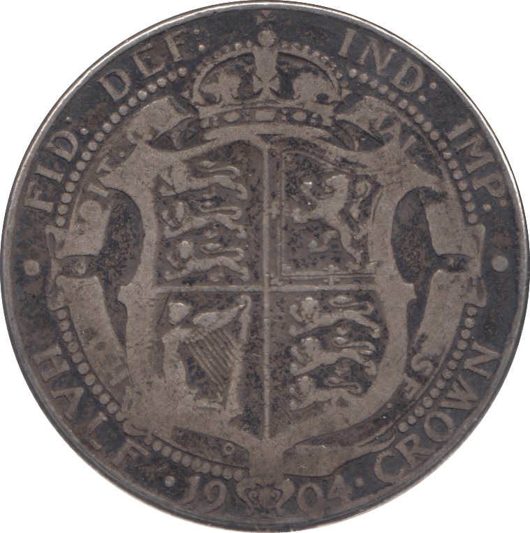 1904 HALFCROWN ( FINE ) - Halfcrown - Cambridgeshire Coins