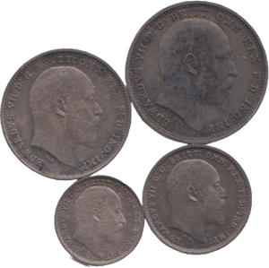 1904 MAUNDY SET EDWARD VII - Maundy Set - Cambridgeshire Coins