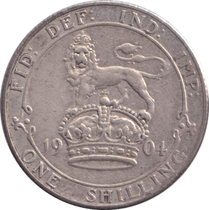 1904 SHILLING ( GVF ) - SHILLING - Cambridgeshire Coins