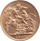 1905 GOLD SOVEREIGN ( EF ) - Sovereign - Cambridgeshire Coins