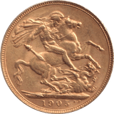 1905 GOLD SOVEREIGN ( GVF ) - SOVEREIGN - Cambridgeshire Coins