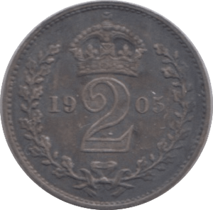 1905 MAUNDY TWOPENCE ( UNC ) - MAUNDY TWOPENCE - Cambridgeshire Coins