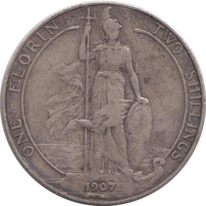 1907 FLORIN ( GF ) - FLORIN - Cambridgeshire Coins