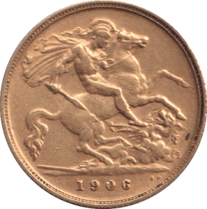 1907 GOLD HALF SOVEREIGN ( GVF ) - HALF SOVEREIGN - Cambridgeshire Coins