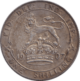 1907 SHILLING ( GVF ) - SHILLING - Cambridgeshire Coins