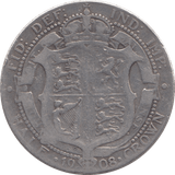 1908 HALFCROWN ( NF ) - Halfcrown - Cambridgeshire Coins