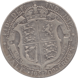 1909 HALFCROWN ( FINE ) - HALFCROWN - Cambridgeshire Coins