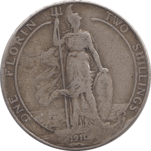 1910 FLORIN ( GF ) - FLORIN - Cambridgeshire Coins