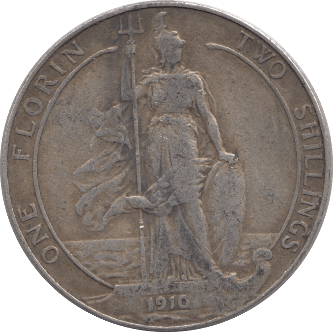1910 FLORIN ( GF ) - FLORIN - Cambridgeshire Coins