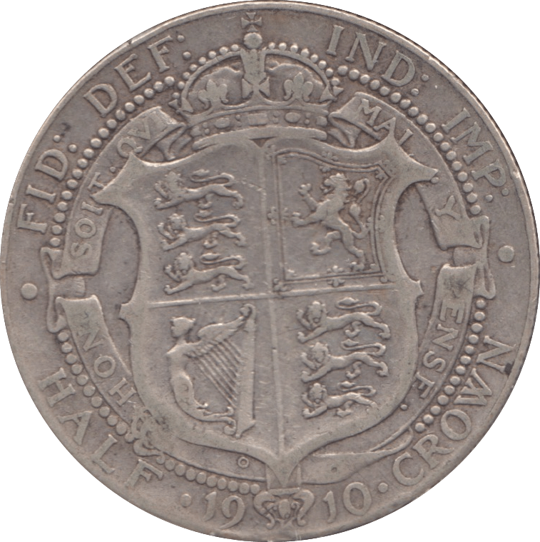 1910 HALFCROWN ( FINE ) - HALFCROWN - Cambridgeshire Coins