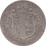 1910 HALFCROWN ( FINE ) - HALFCROWN - Cambridgeshire Coins