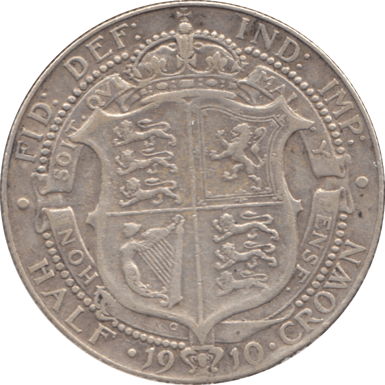 1910 HALFCROWN ( GF ) - HALFCROWN - Cambridgeshire Coins