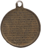 1911 GEORGE V LORDS PRAYER MEDALLION - MEDALS & MEDALLIONS - Cambridgeshire Coins