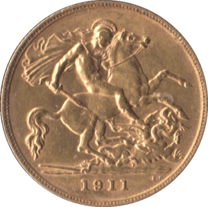 1911 GOLD HALF SOVEREIGN ( EF ) - HALF SOVEREIGN - Cambridgeshire Coins