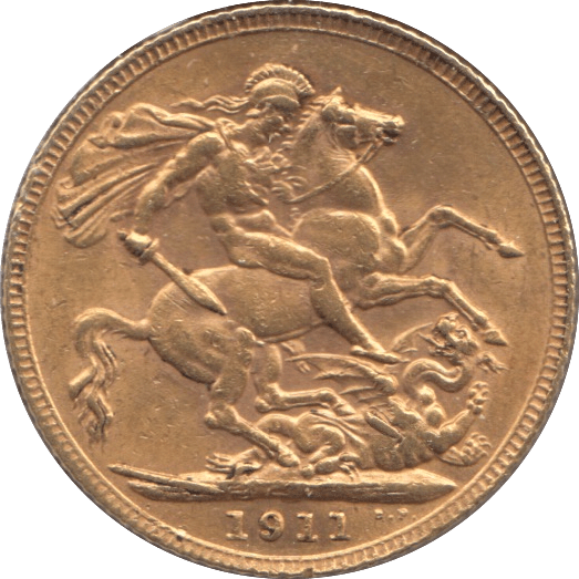 1911 GOLD SOVEREIGN ( AUNC ) - Sovereign - Cambridgeshire Coins