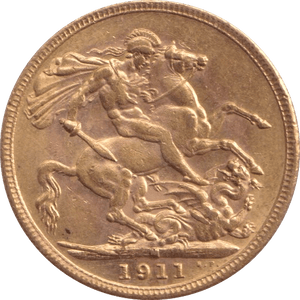 1911 GOLD SOVEREIGN ( EF ) MELBOURN MINT - SOVEREIGN - Cambridgeshire Coins